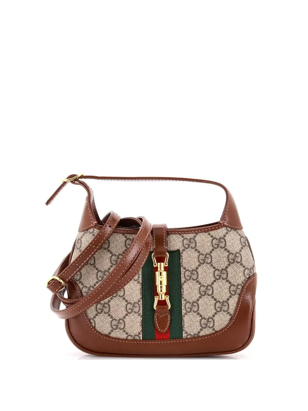 Gucci Jackie Hobo Gg Coated Canvas Mini #334537G19B